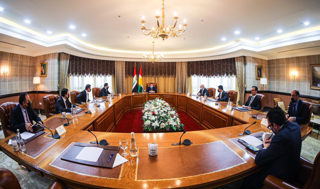 اجتماع الوفد المفاوض اليوم - صورة: KRG